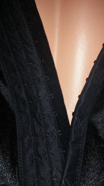 Sexy Lace-up Ribbon 2 Piece Corset Lingerie Set