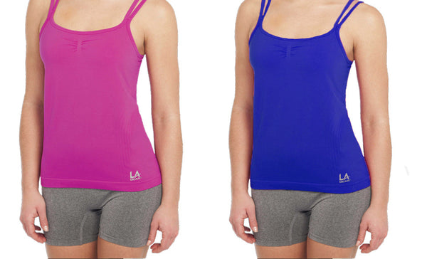 Women's Classic Athletic Fashion Cami Top - 12 Pack