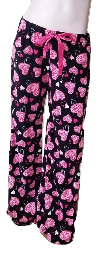 Soft Fleece PJ Pants - Animal Hearts