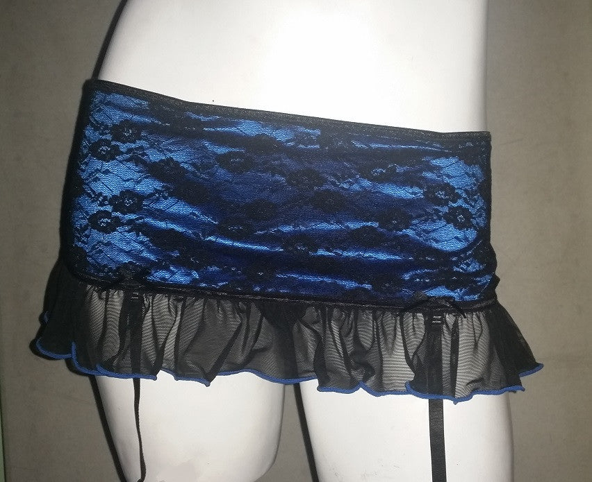 Flirty Skirted Panties with Garters - Assorted