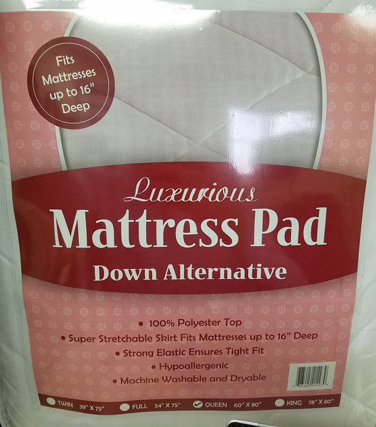 Luxurious Down Alternative Mattress Pad