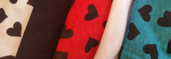 5pack 100% Cotton Boyleg Panties - Hearts