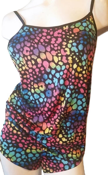 Rainbow Animal Print Cami PJ Set