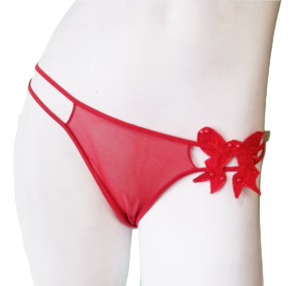 Red Mesh Gift Panties