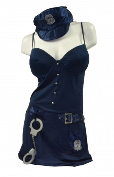 5 Piece Adult Costume - Sexy Cop