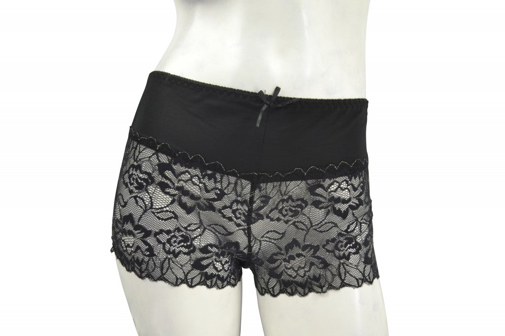 lace Boyshorts - Black