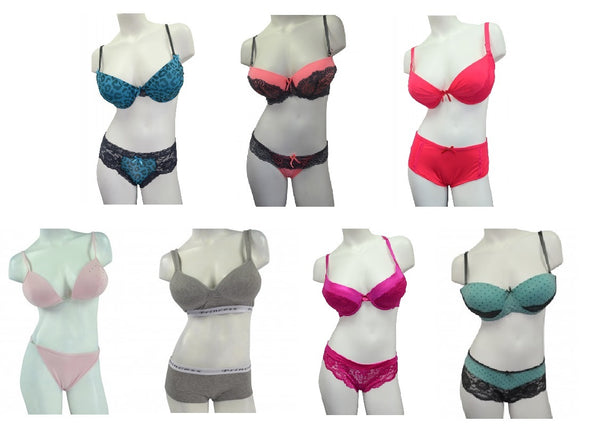 Beautiful Assortment of 2 Piece Bra & Panty Sets