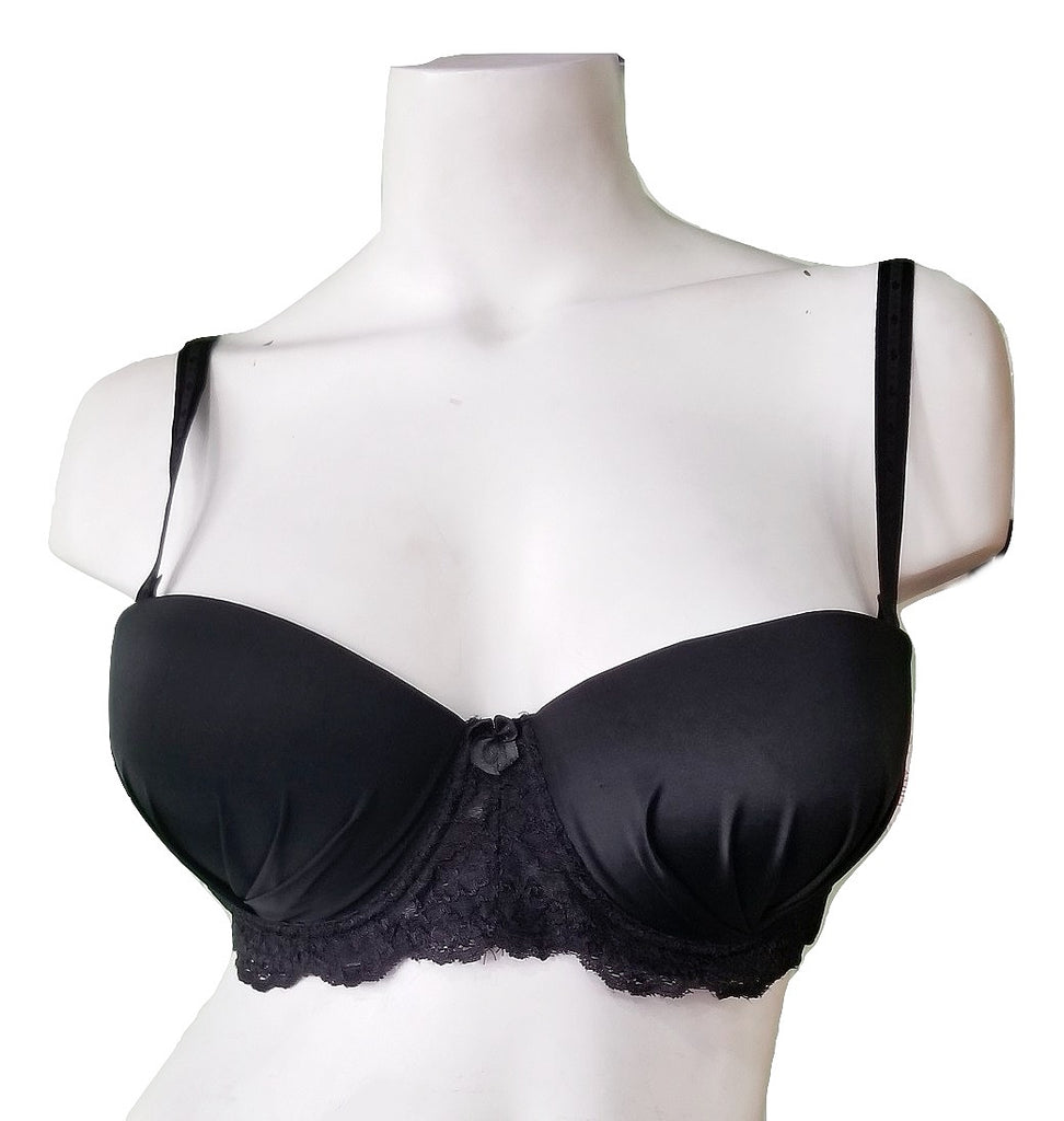 Convertible Ruched Plus-Size Bras