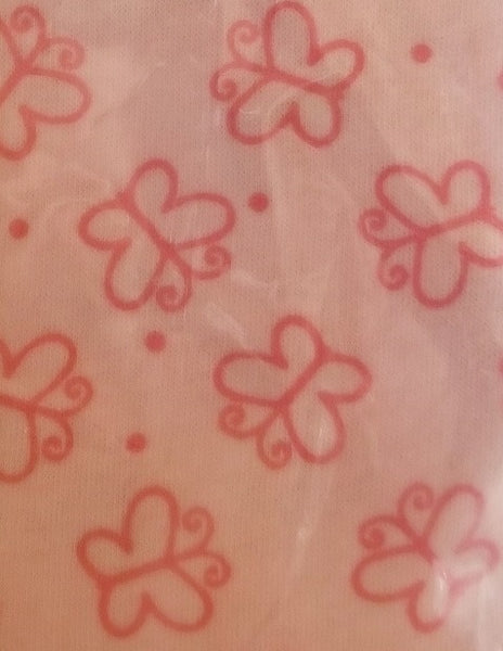 Girls 100% Cotton Cami Undershirts - Butterflies Stars - Large