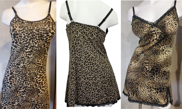 Slip-on Nighties Leopard Print Mix