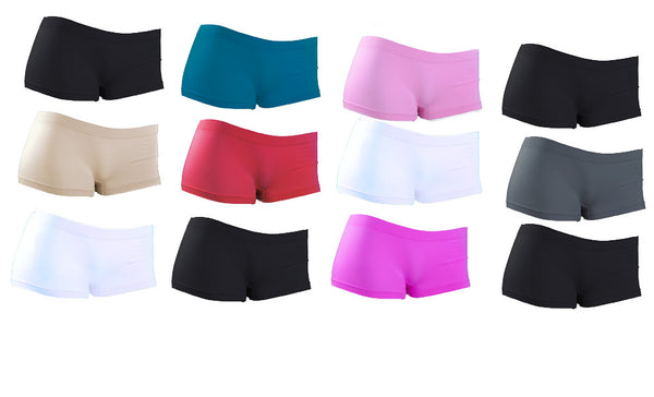 Smooth Seamless Boyleg Panties - Assorted Sizes
