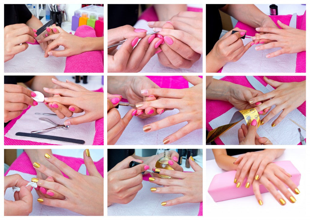 Nail Art How To: Foil Collage Nails