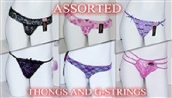 Wholesale Thong and G-Strings Underwear - 60 Panties