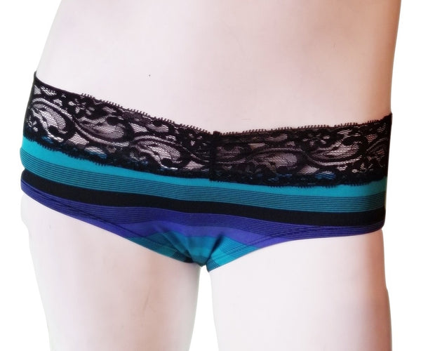 Gradient Color Striped Panties - Assorted - Small
