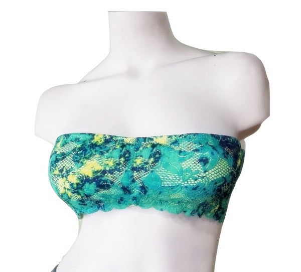 Summertime Bandeau Bras - Caribbean Blue