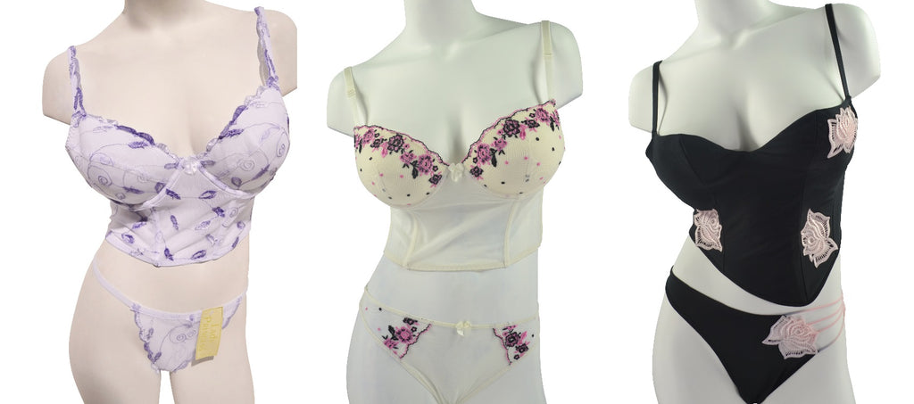Beautiful Assortment of Sexy Corsets + Panty Sets