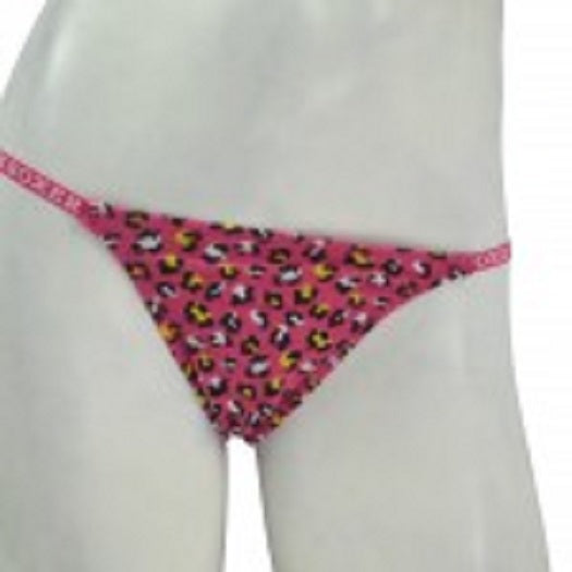 Joe Boxer 3pack Thongs - Pink Leopard