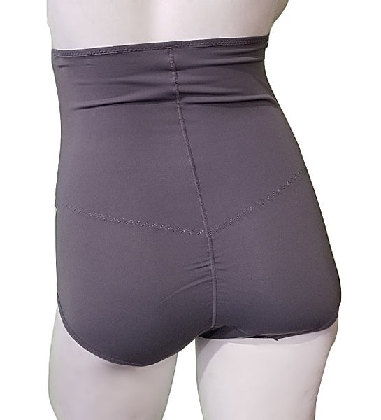 Kathy Ireland Hi-Waisted Shaper Briefs with Zipper