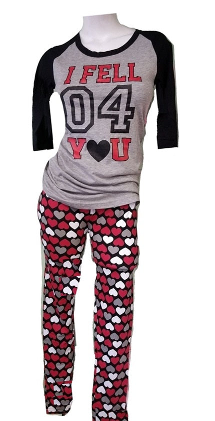 Sporty Hearts Pajama Set